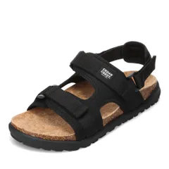 コルク風フットベッドサンダル（ブラック） メンズ CEDAR CREST セダークレスト  CC-1507のサムネイル