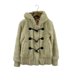 ONE*WAY ワンウェイ フーデッド フェイクファージャケット sizeM/アイボリーのサムネイル