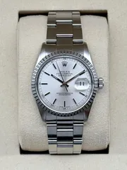 ROLEX 16030 デイトジャスト エンジンターンドベゼル ステンレス シルバー盤 自動巻【管理№3-10】のサムネイル