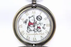 【W309-59】動作品 電池交換済 DISNEY ディズニー くまのプーさん ピグレット 開閉式 懐中時計 メンズ SEGA セガのサムネイル