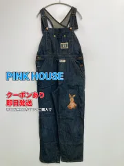PINK HOUSE ピンクハウス サロペット/オーバーオール ネイビー フルレングス デニム コットン レディースのサムネイル