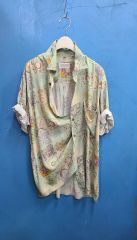 フォロー割専用　80s〜 FLAX 長袖 リネンシャツ ホワイト リトアニア製 フォロー割専用 80s〜 FLAX 長袖 リネンシャツ ホワイト リトアニア製