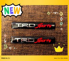 2個セット！【新製品】TRD SPORTS アルミ エンブレム ステッカーY2