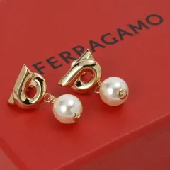 フェラガモ Ferragamo ピアス レディース 76 0780 776601 ガンチーニ パールのサムネイル