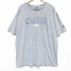 XL/古着 ナイキ NIKE 半袖 ビンテージ Tシャツ メンズ 00年代 00s MLB シカゴカブス 大きいサイズ クルーネック グレー 霜降り メジャーリーグ ベースボール 野球 26jun09のサムネイル