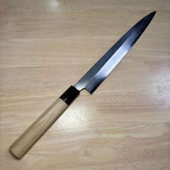 柳刃包丁　青鋼　刃の長さ245 葵正明 柳刃包丁 青鋼 刃の長さ245 葵正明 - メルカリ