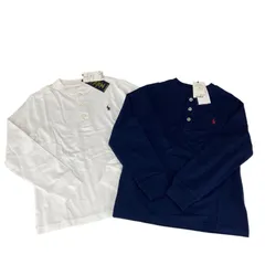 186000 新品未使用 RALPH LAUREN ラルフローレン キッズ 長袖Tシャツ 120サイズ 2点まとめ売りのサムネイル
