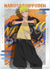 [중고] 클리어 파일 우즈마키 나루토 학원 A4 싱글 클리어 파일 [NARUTO-나루토- 질풍전]