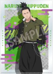 [중고] 클리어 파일 나라 시카마루 학원 A4 싱글 클리어 파일 [NARUTO-나루토- 질풍전]