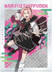 [신품] 클리어 파일 하루노 사쿠라 학원 A4 싱글 클리어 파일 [NARUTO-나루토- 질풍전]