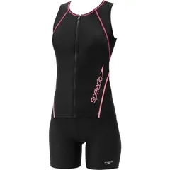 スピード（Speedo） レディース セパレーツ フィットネス水着 ブラック×ピンク SFW32640V-PNのサムネイル