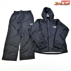 ★☆【ダイワ】 レインマックスR レインスーツ DR-3823 サイズアジアM ブラック DAIWA RAINMAX 雨具 カッパ K_060★☆e09659のサムネイル