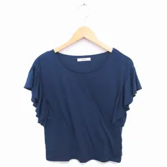 バナーバレット Banner Barrett カットソー Tシャツ ボートネック 無地 シンプル 半袖 38 ネイビー 紺 /TT13のサムネイル