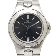 希少】BALENCIAGA バレンシアガ 腕時計 ラウンド コンビ レディース