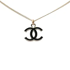 シャネル ココマーク ネックレス 06V ゴールド ブラック メッキ レディース CHANEL【1-0274784】のサムネイル