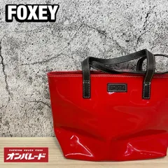 FOXEY フォクシー エナメルトートバッグ　限定ノベルティー　ミニトートバッグ　袋付きのサムネイル