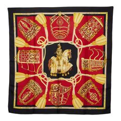 HERMES KILIM ヴィンテージ新品未使用タグ箱付きスカーフカレ90 - メルカリ
