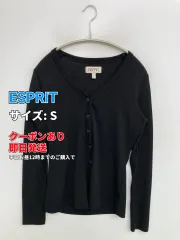 ESPRIT カーディガン/ボレロ S ブラック 長袖 無地 ミドル丈 レディースのサムネイル