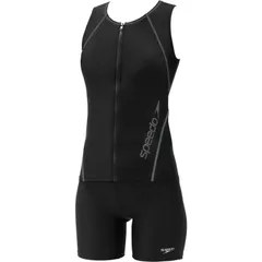 スピード（Speedo） レディース セパレーツ フィットネス水着 ブラック×シルバー SFW32640V-SVのサムネイル