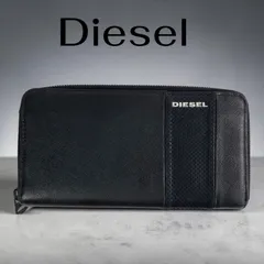 DIESEL 長財布 ラウンドファスナー ブラックのサムネイル