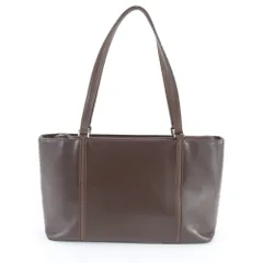 美品 バーバリー ノバ チェック レザー トート バッグ 肩掛け ショルダー ハンド レディース RWE DW32-1【中古】のサムネイル