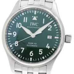 IWC IWC SCHAFFHAUSEN IW328206 パイロットウォッチ マーク XX グリーン文字盤 自動巻き メンズ 良品 _920754のサムネイル