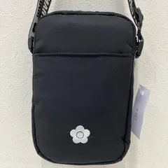 4303　MARY QUANT　マリークワント　マリクワ　ショルダーバッグ　スマホショルダーバッグ　小さめ　ミニ　デイジー　刺繍　レディース　ブラック　黒　軽量のサムネイル
