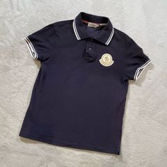 MONCLER ポロシャツ ネイビー ワッペン付き かおり様専用 - メルカリ