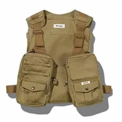 TIEMCO ティムコ Foxfire バーチカルタックルベスト オリーブ フリーのサムネイル