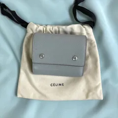 CELINE 三つ折り財布 ライトブルーのサムネイル