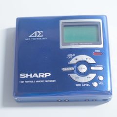 SHARP Auvi MD-DR77-B MDレコーダー 本体 - メルカリ