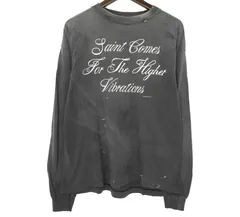 セントマイケル SAINT MICHAEL 25AW 【 LS TEE SAINT COMES SM HR1 0000 031 】 バッグ プリント ヴィンテージ加工 ロングスリーブ 長袖 カットソー 51420のサムネイル