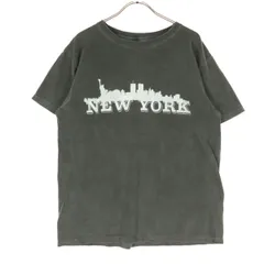 GOOD ON グッドオン USA製 プリント 半袖 Tシャツ Ｍ グレー メンズ 古着のサムネイル