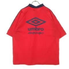 umbro アンブロ ワンポイントロゴ 半袖 シャツ S-M レッド メンズ 古着のサムネイル