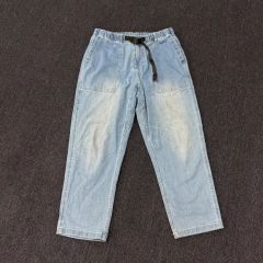 グラミチ デニム ルーズテーパード パンツ サイズM 2002-DEJ 美品