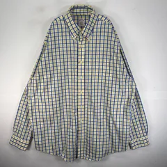 古着 ブルックスブラザーズ Brooks Brothers 長袖シャツ ボタンダウン XL  イエロー系 チェック メンズのサムネイル