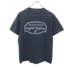 Denime ドゥニーム 日本製 半袖 Tシャツ M ネイビー メンズ 古着のサムネイル
