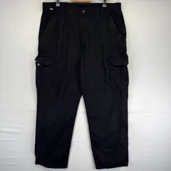 古着 カーハート Carhartt ダック パンツ ダック ジッパーフライ 大きいサイズ カーゴ ワンポイント w40 L32  ブラック系 メンズのサムネイル