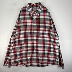 古着 ブルックスブラザーズ Brooks Brothers 長袖シャツ グランパ ボタンダウン XL  レッド系 チェック メンズのサムネイル