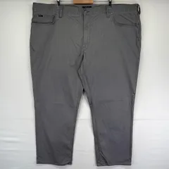 古着 ポロ・ラルフローレン POLO RALPH LAUREN パンツ 大きいサイズ ワンポイントロゴ レザーパッチ w50 L30  グレー系 メンズのサムネイル