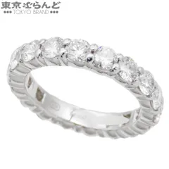ハリーウィンストン HARRY WINSTON ラウンドカット プロングセット リング プラチナ Pt950 ダイヤモンド フルエタニティ 5.5号相当 指輪 レディース 仕上済 101876828のサムネイル