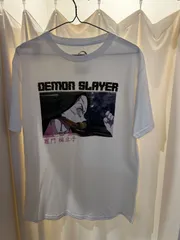 A-2062 鬼滅の刃 禰󠄀豆子 US古着 アニメTシャツ Tシャツ プリントTシャツ ホワイト サイズSのサムネイル