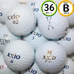 コスパ重視 ダンロップ ゼクシオ XXIO 36球 Bランク 安定した使いやすさ ロストボール 送料無料 36個 混合 中古のサムネイル