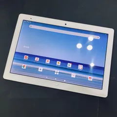 【中古品】dtab docomo  64GB d-41A ホワイトのサムネイル