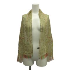 エトロ ETRO ストール スカーフ 絹 シルク ペイズリー柄 総柄 フリンジ