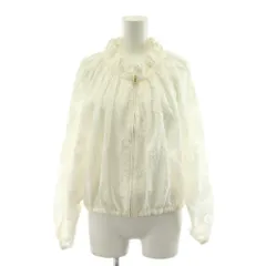 トゥモローランドコレクション TOMORROWLAND collection 23SS サンフラワージャカード フリルネックブルゾン ジャケット 36 白 ホワイト 14073207302 /AN37のサムネイル