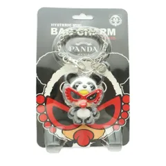 ヒステリックミニ Hysteric MINI BAG CHARM SERIES PANDA MANIA キーホルダー パンダ 白 黒 赤 /MIのサムネイル