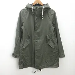 g■ナノユニバース/nano universe ミリタリーコート/NUC06CT0013TA【S】カーキ/men's/90【中古】■のサムネイル