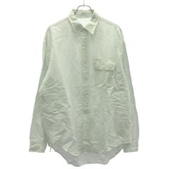 美品 YLEVE LINEN VISCOSE OVER DYE SHIRT 4 - メルカリ