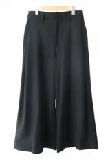 シンヤコヅカ SHINYA KOZUKA 22AW Wool Wide Pants ウール ワイド パンツ 2202SK87 S 黒 ブラック ブランド古着ベクトル 中古●260702のサムネイル